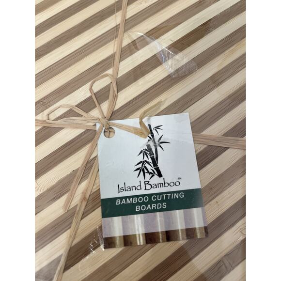 Bamboo Round Cutting Board Organic NEW - Picture 3 of 8
